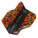 Winmau Prism Delta 100 Micron Dart Flights - Standard - MVG - Orange
