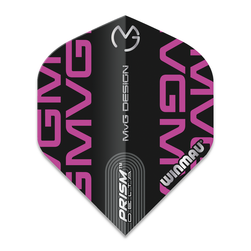 Winmau Prism Delta 100 Micron Dart Flights - Standard - MVG - Purple