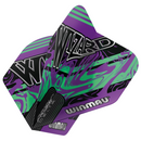 Winmau Prism Delta 100 Micron Dart Flights - Standard - Simon Whitlock - Purple