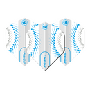 Winmau Prism Zeta 100 Micron Dart Flights - Standard - White