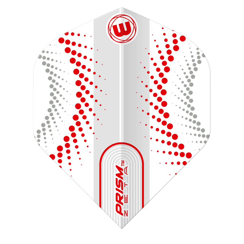 Winmau Prism Zeta 100 Micron Dart Flights - Standard - White