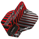 Winmau Prism Zeta 100 Micron Dart Flights - Standard - Joe Cullen - Red