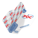 Winmau Prism Zeta 100 Micron Dart Flights - Standard - PDC - White