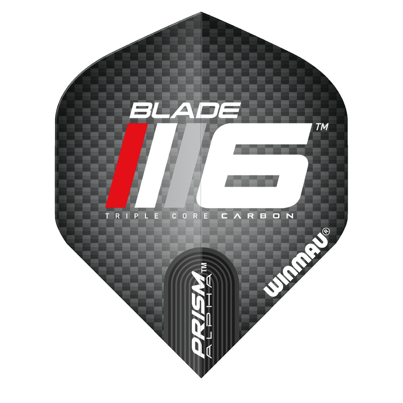 Winmau Prism Alpha 100 Micron Dart Flights - Standard - Blade6 - Muti