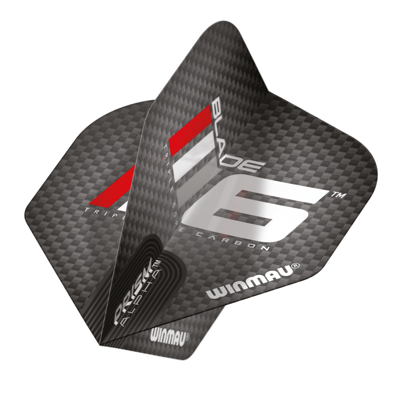 Winmau Prism Alpha 100 Micron Dart Flights - Standard - Blade6 - Muti