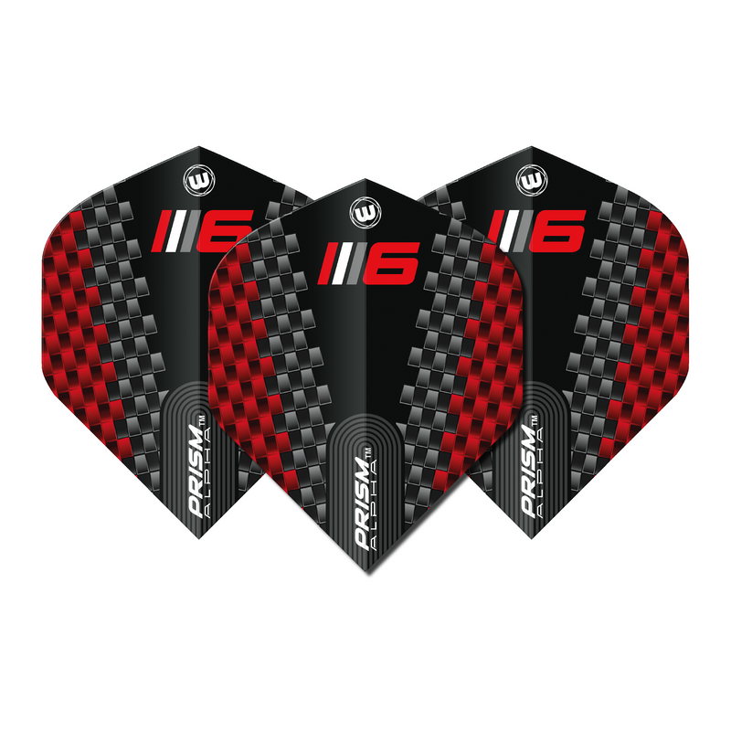 Winmau Prism Alpha 100 Micron Dart Flights - Standard - Blade6 - Muti