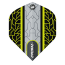 Winmau Prism Alpha 100 Micron Dart Flights - Standard - Yellow