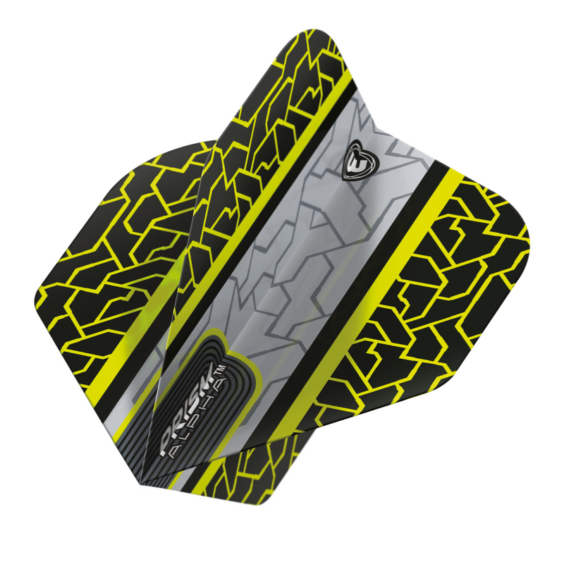 Winmau Prism Alpha 100 Micron Dart Flights - Standard - Yellow