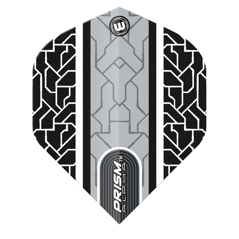 Winmau Prism Alpha 100 Micron Dart Flights - Standard - Grey