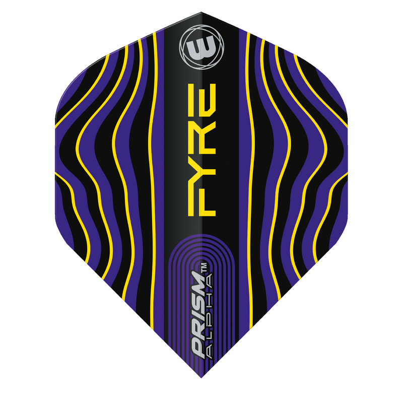 Winmau Prism Alpha 100 Micron Dart Flights - Standard - Fyre - Multi