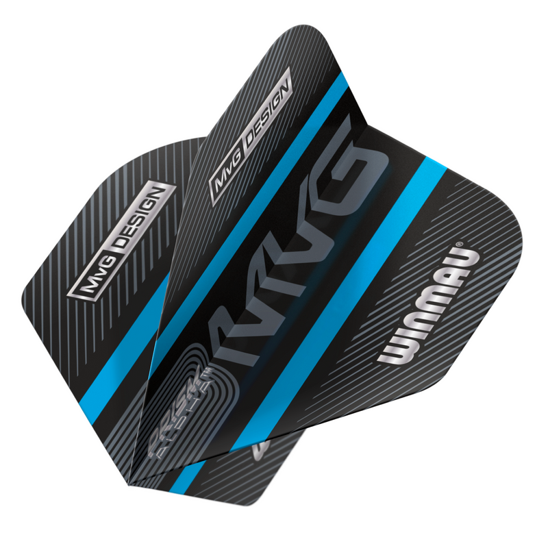 Winmau Prism Alpha 100 Micron Dart Flights - Standard - MVG - Blue