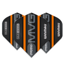 Winmau Prism Alpha 100 Micron Dart Flights - Standard - MVG - Orange