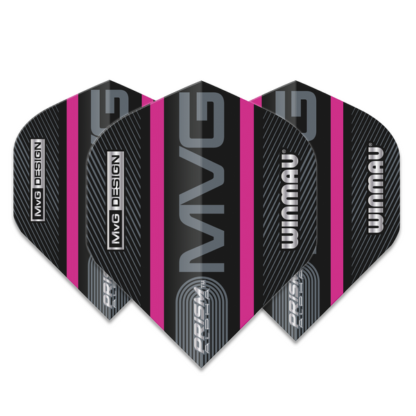 Winmau Prism Alpha 100 Micron Dart Flights - Standard - MVG - Pink