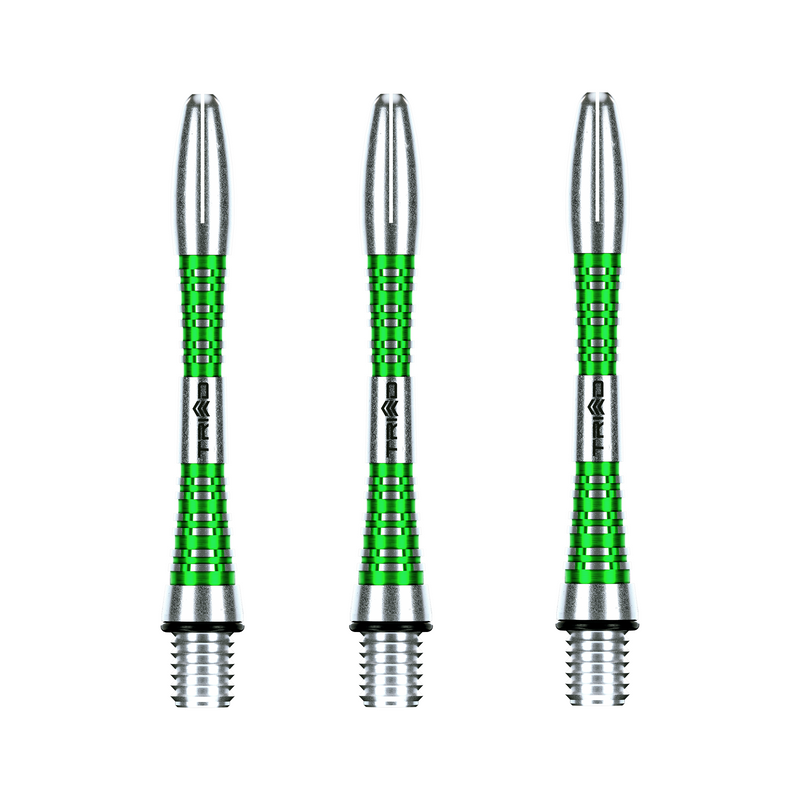 Winmau Triad Aluminium Dart Stems - Green