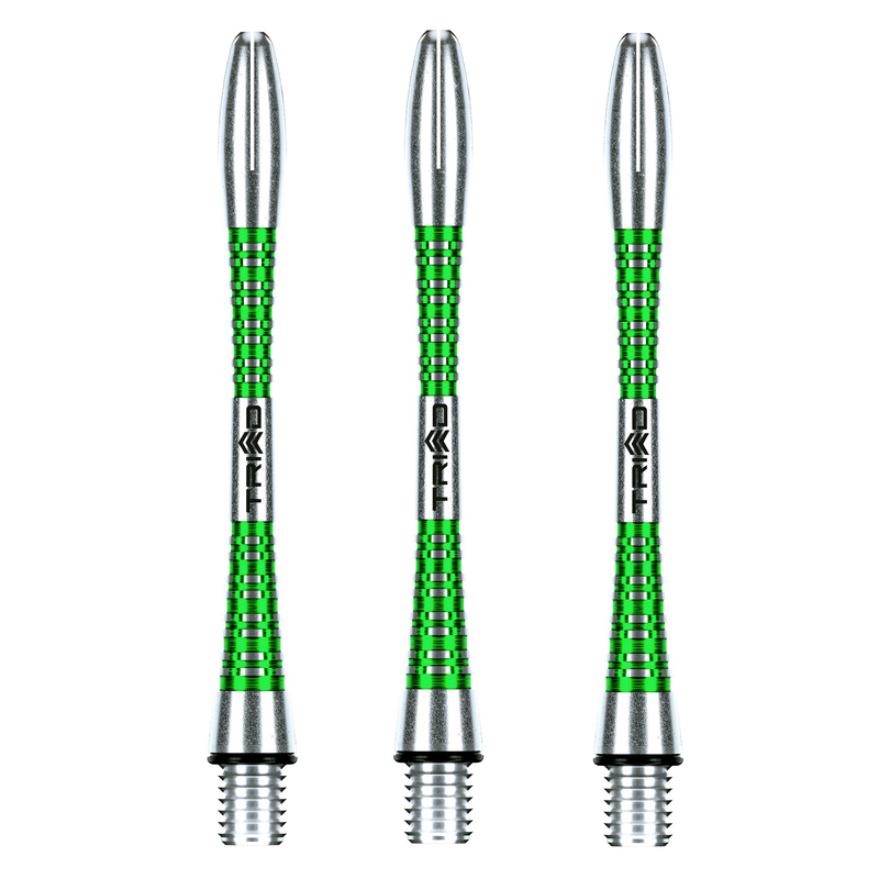 Winmau Triad Aluminium Dart Stems - Green