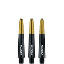 Winmau Vecta Polycarbonate & Alloy Dart Stems - Black with Gold Top