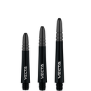 Winmau Vecta Polycarbonate & Alloy Dart Stems - Black with Black Top