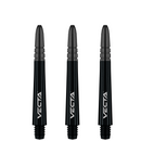 Winmau Vecta Polycarbonate & Alloy Dart Stems - Black with Black Top