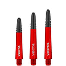 Winmau Vecta Polycarbonate & Alloy Dart Stems - Red with Black Top