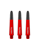 Winmau Vecta Polycarbonate & Alloy Dart Stems - Red with Black Top