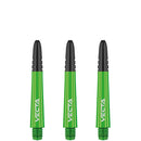 Winmau Vecta Polycarbonate & Alloy Dart Stems - Green with Black Top