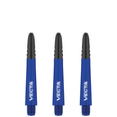 Winmau Vecta Polycarbonate & Alloy Dart Stems - Blue with Black Top