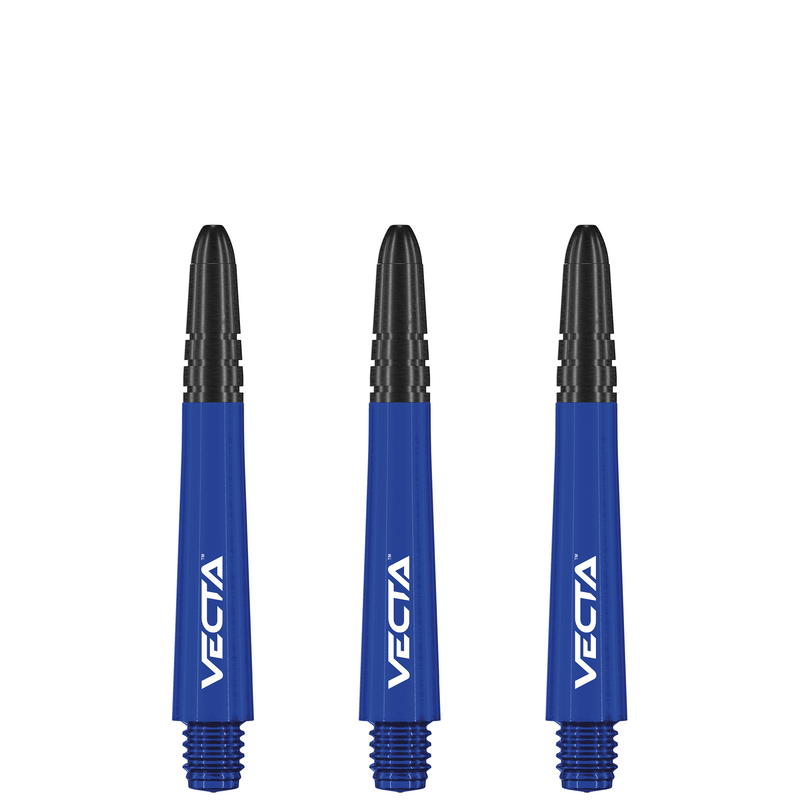 Winmau Vecta Polycarbonate & Alloy Dart Stems - Blue with Black Top