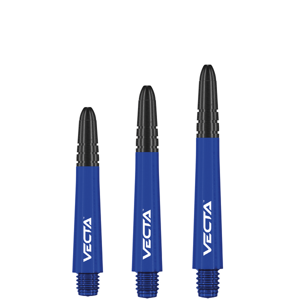 Winmau Vecta Polycarbonate & Alloy Dart Stems - Blue with Black Top