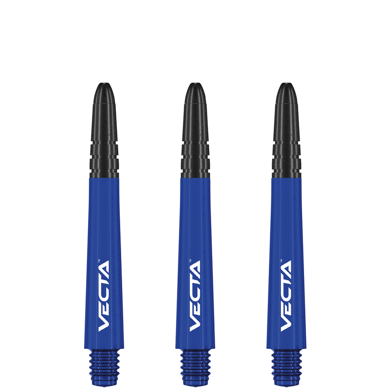 Winmau Vecta Polycarbonate & Alloy Dart Stems - Blue with Black Top