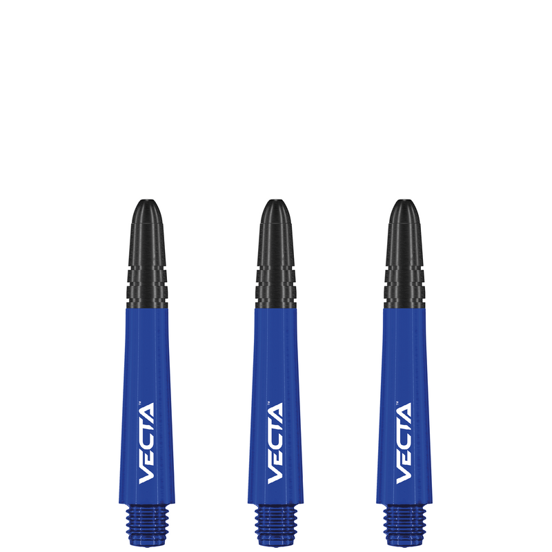 Winmau Vecta Polycarbonate & Alloy Dart Stems - Blue with Black Top