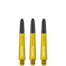 Winmau Vecta Polycarbonate & Alloy Dart Stems - Yellow with Black Top