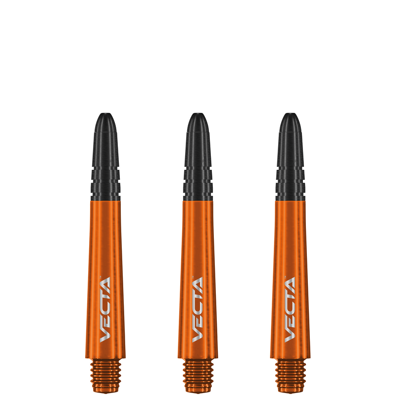 Winmau Vecta Polycarbonate & Alloy Dart Stems - Orange with Black Top