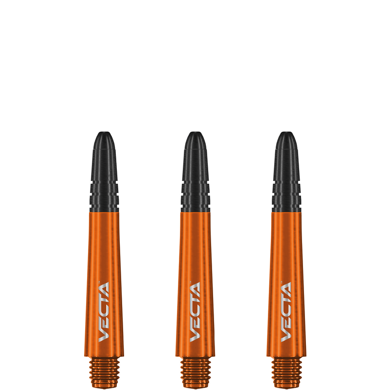 Winmau Vecta Polycarbonate & Alloy Dart Stems - Orange with Black Top