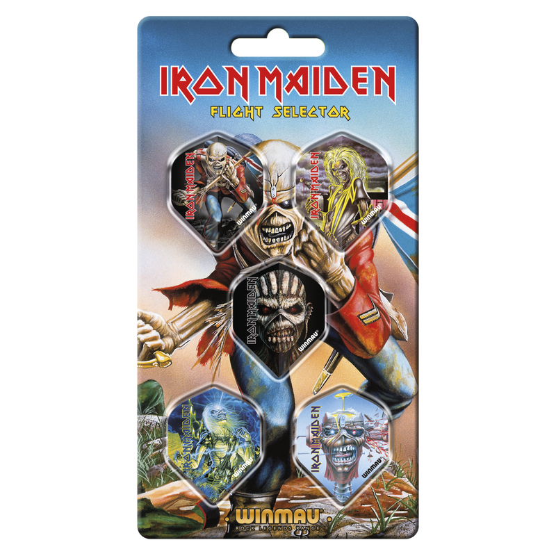 Winmau Rock Legends Iron Maiden Flight Collection Pack