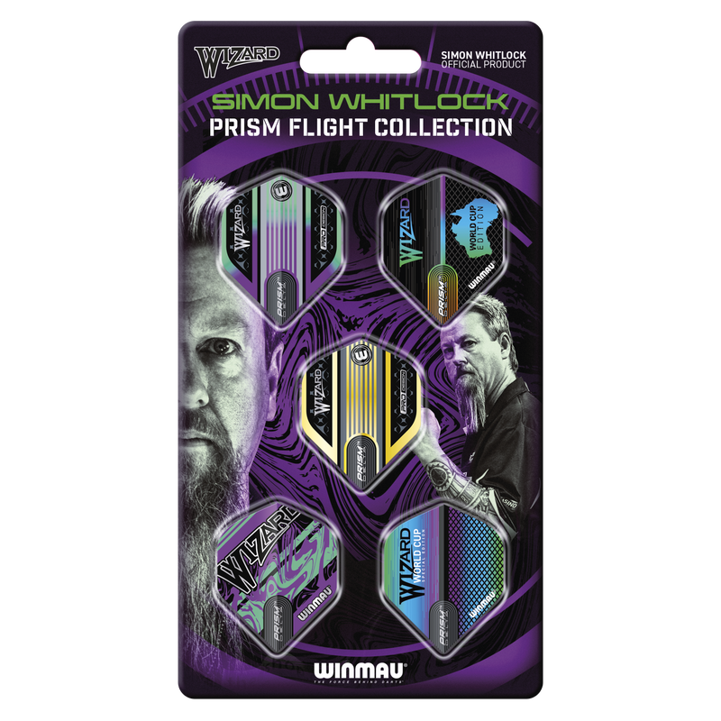 Winmau SIMON WHITLOCK The Wizard Flight Collection Pack - 5 Designs