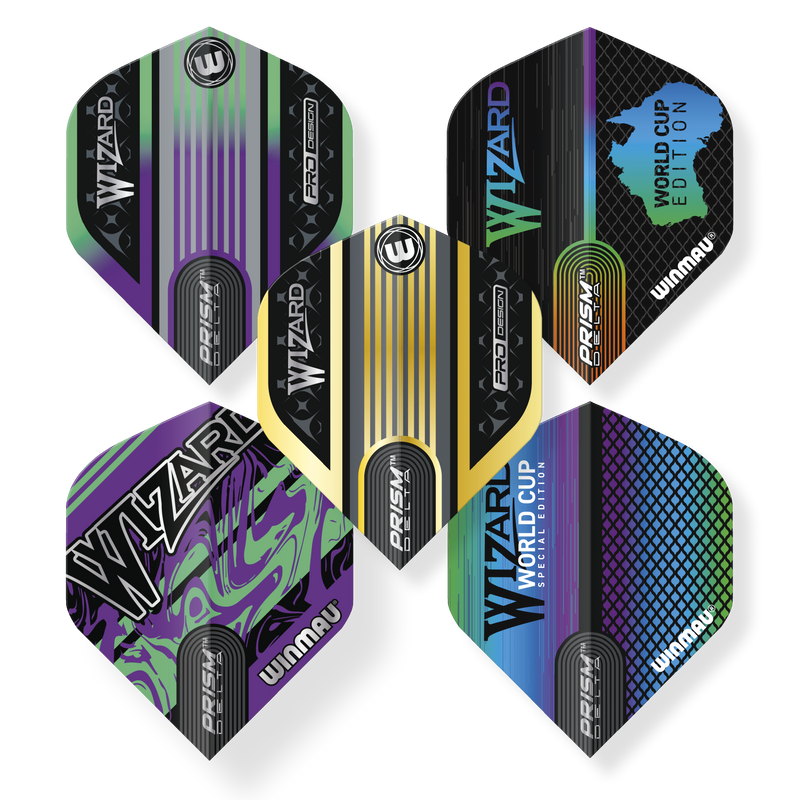 Winmau SIMON WHITLOCK The Wizard Flight Collection Pack - 5 Designs