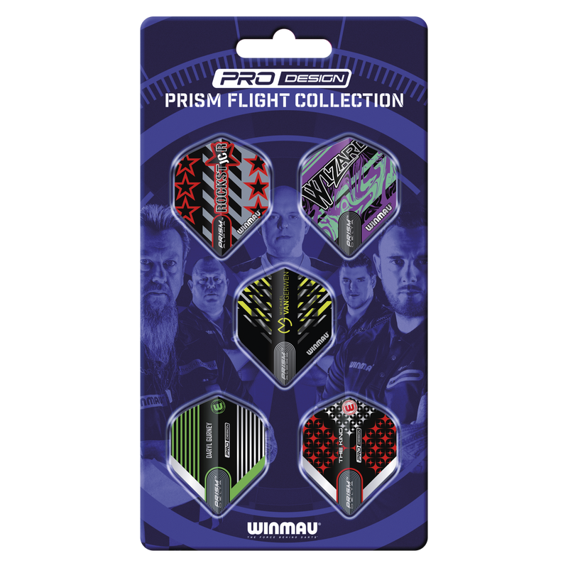 Winmau Five Player Flight Collection Pack - 5 Designs - Five Players