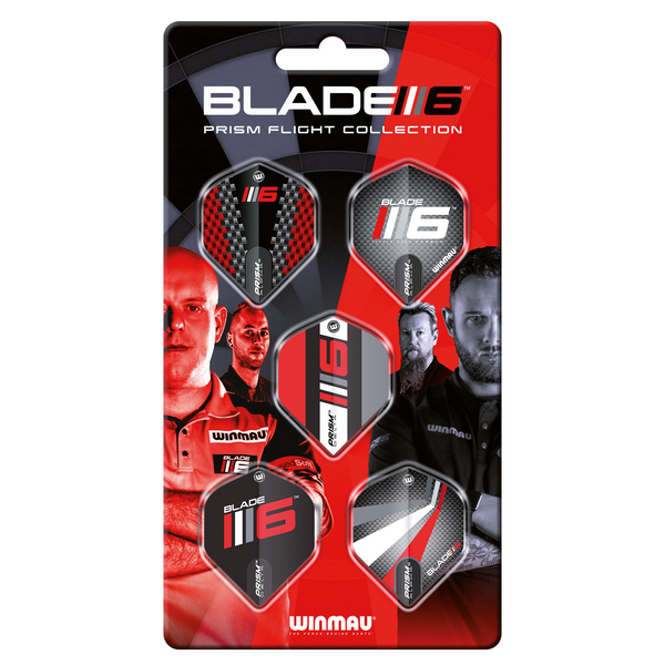 Winmau BLADE 6 -  Flight Collection Pack - 5 Designs