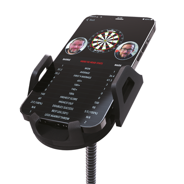 Winmau IFlex Dartboard Phone Holder - Black