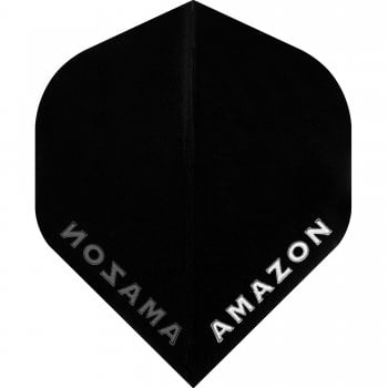 Amazon Plain Colours 150 Micron Standard Dart Flights Black