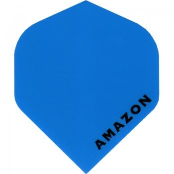 Amazon Plain Colours 150 Micron Standard Dart Flights Blue