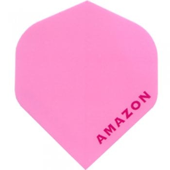 Amazon Plain Colours 150 Micron Standard Dart Flights Pink