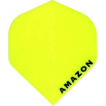 Amazon Plain Colours 150 Micron Standard Dart Flights Yellow