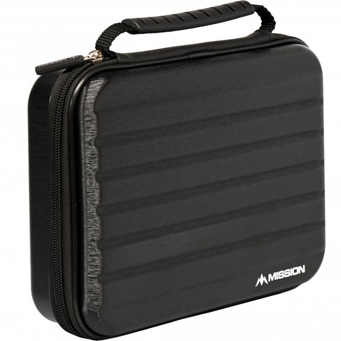 Mission ABS 4 Large Strong Darts Case - Metallic - Black