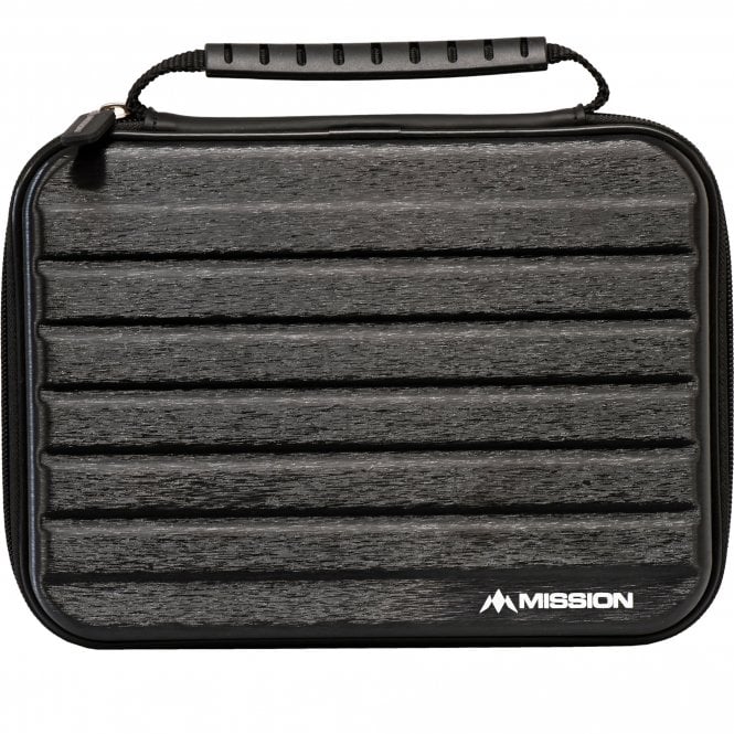 Mission ABS 4 Large Strong Darts Case - Metallic - Black