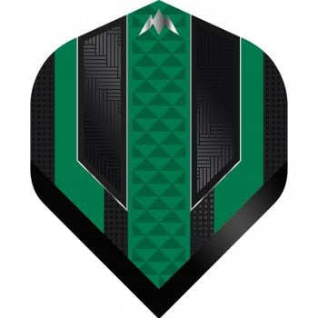 Mission Temple 100 Micron Standard Dart Flights Black Green