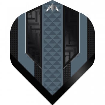 Mission Temple 100 Micron Standard Dart Flights Black Grey