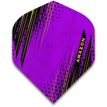Amazon Oro 100 Micron Dart Flights Standard Black Purple