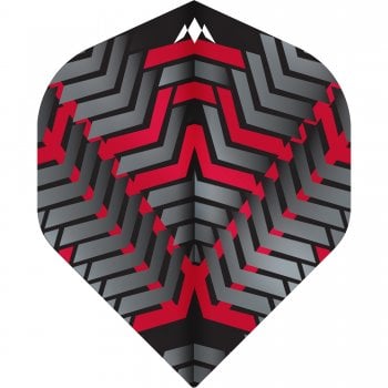 Mission Vex 100 Micron Standard Dart Flights Black Red