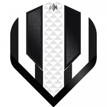 Mission Temple 100 Micron Standard Dart Flights Black White